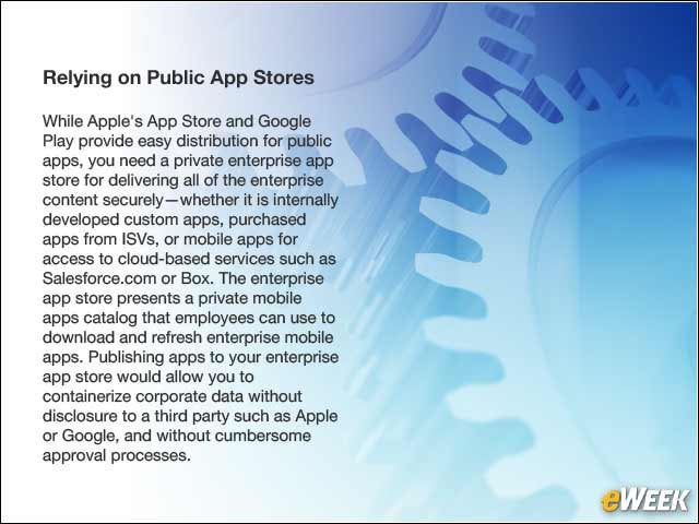 2 - Relying on Public App Stores