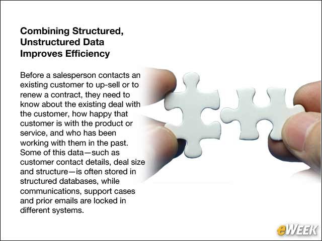 9 - Combining Structured, Unstructured Data Improves Efficiency