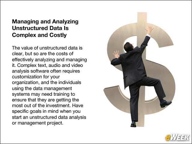 11 - Managing and Analyzing Unstructured Data Is Complex and Costly