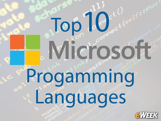 Microsoft Programming Languages