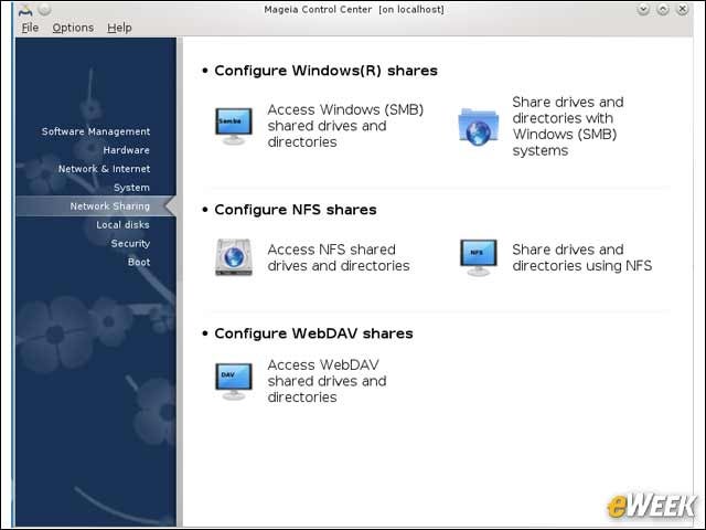 6 - Windows Shares Configured via the Control Center