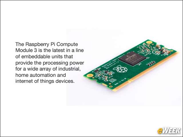 1 - What the Raspberry Pi Compute Module 3 Delivers to Device Makers