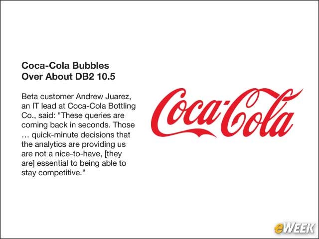 7 - Coca-Cola Bubbles Over About DB2 10.5