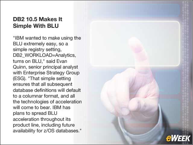 10 - DB2 10.5 Makes It Simple With BLU