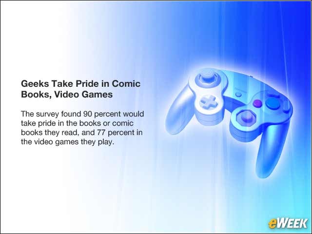 2 - Geeks Take Pride in Comic Books, Video Games