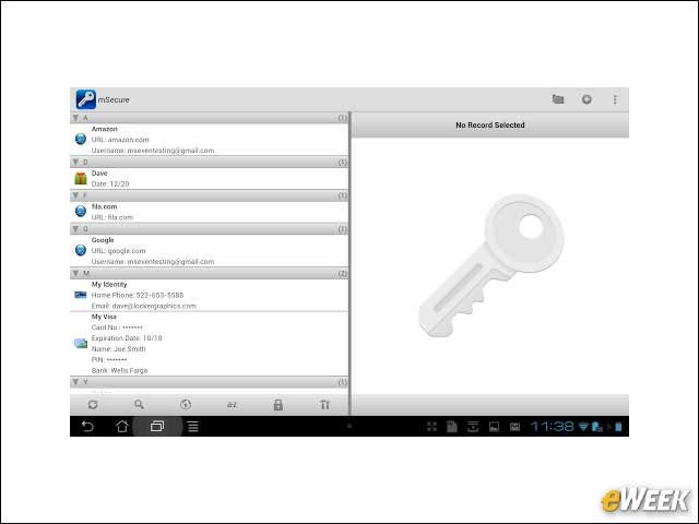 4 - mSecure Password Manager