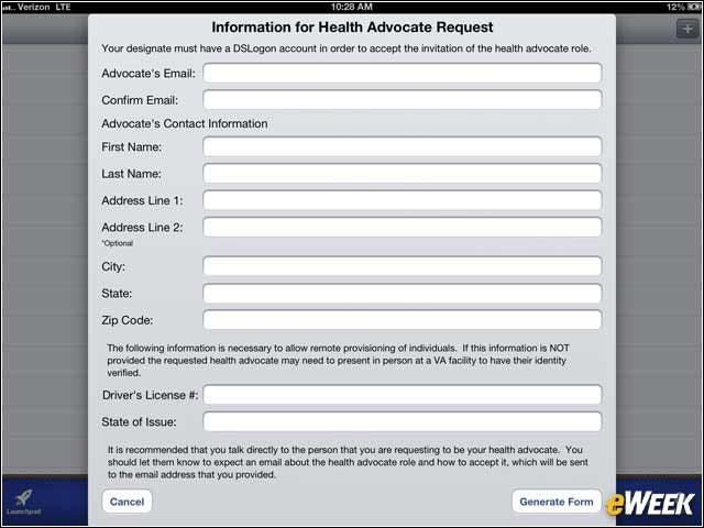 3 - Health Advocate App Enables Remote Provisioning