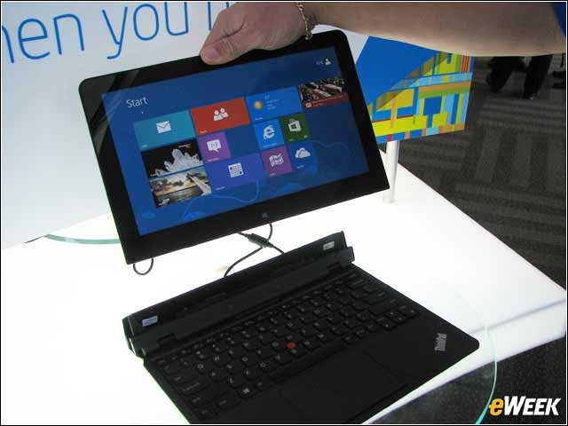 2 - Lenovo's ThinkPad Helix Can Be Used in 4 Modes