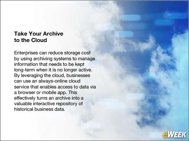 4 - Take Your Archive to the Cloud
