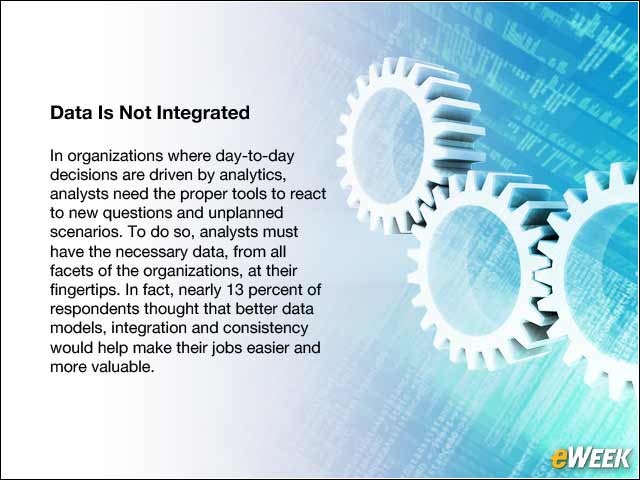 7 - Data Is Not Integrated