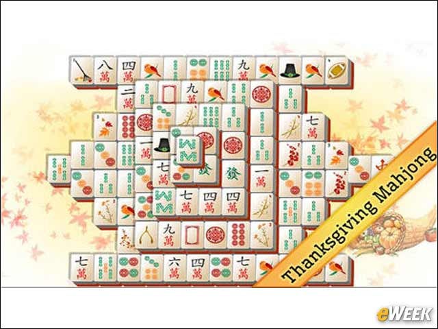 6 - Find Some Quiet Time for Thanksgiving Mahjong ($0.99)