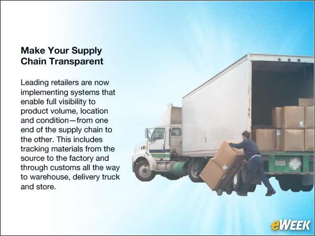9 - Make Your Supply Chain Transparent
