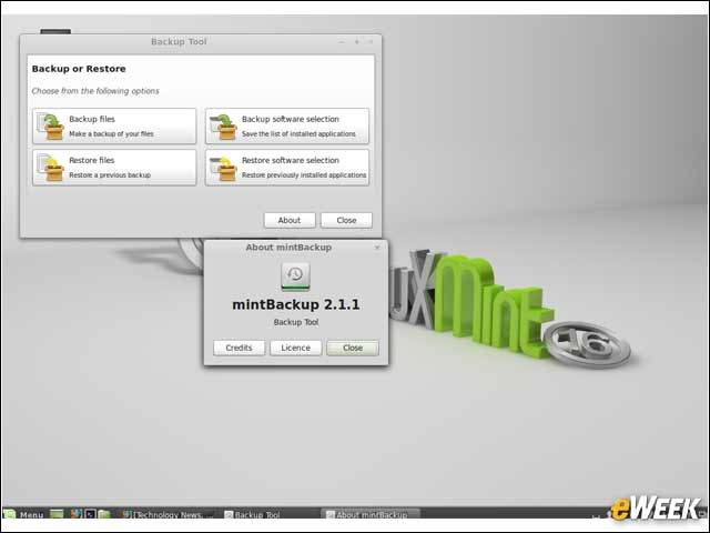 7 - Linux Mint Includes Its Own Backup System