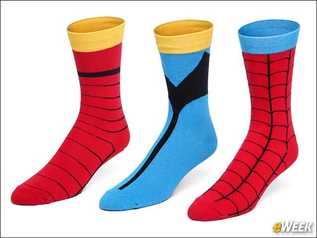 4 - Save the World With the Marvel Superhero Socks Set  ($13.99)