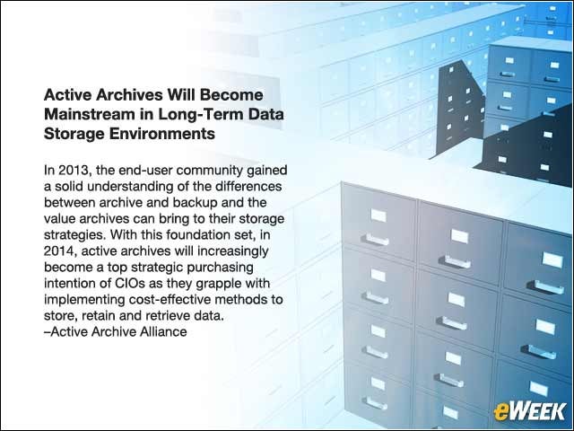 11 - Active Archives Will Become Mainstream in Long-Term Data Storage Environments