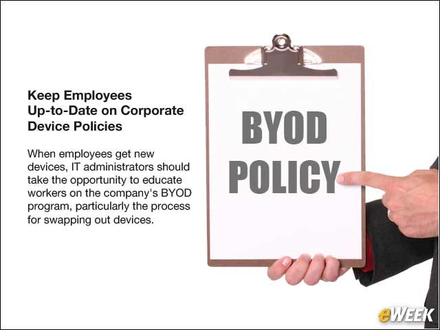 9 - Keep Employees Up-to-Date on Corporate Device Policies