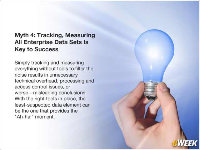 5 - Myth 4: Tracking, Measuring All Enterprise Data Sets Is Key to Success