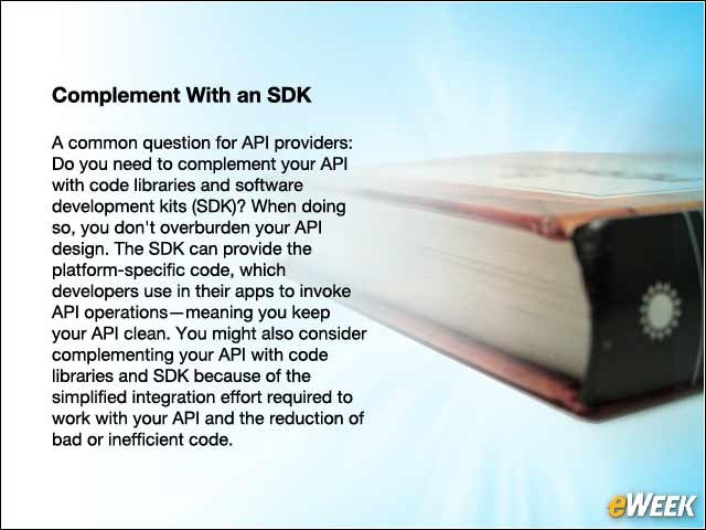 10 - Complement With an SDK