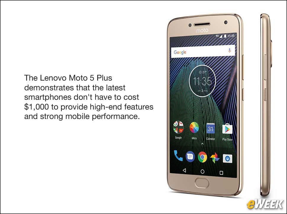 1 - Lenovo Moto G5 Plus Handset Delivers Strong Features for the Price