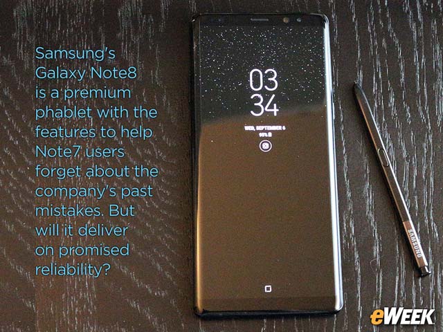 Samsung Galaxy Note8 Has Features, Performance to Win Back Buyers