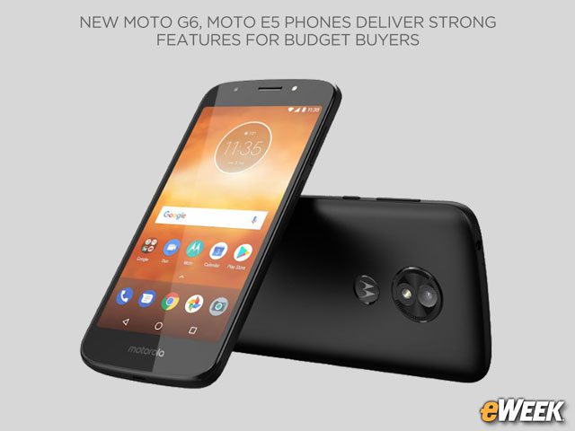 The Moto E5 Play Has a 5.2-Inch HD Display