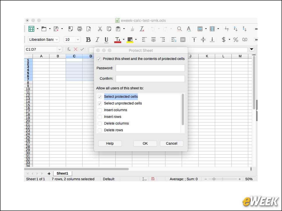 6 - LibreOffice Expands Spreadsheet Protection