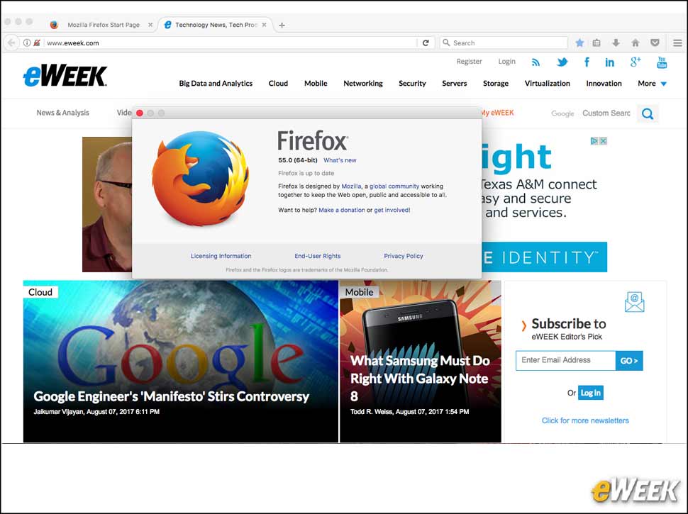 2 - Firefox 55 Restores Tabs Faster