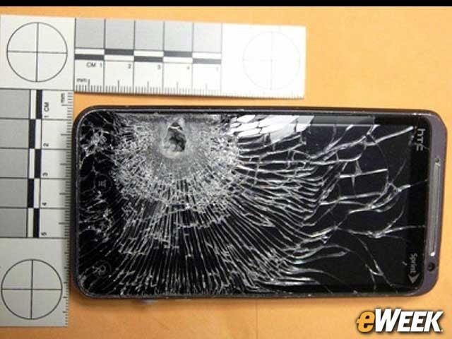 A Cell Phone Is Not Bullet-Proof (United States)