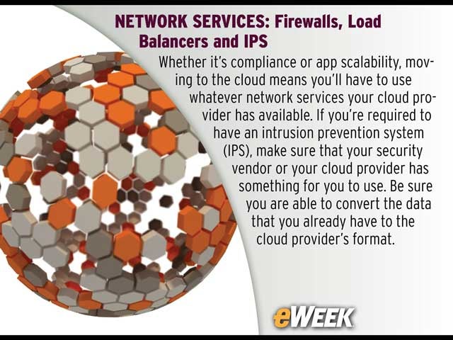 Network Services: Firewalls, Load Balancers and IPS