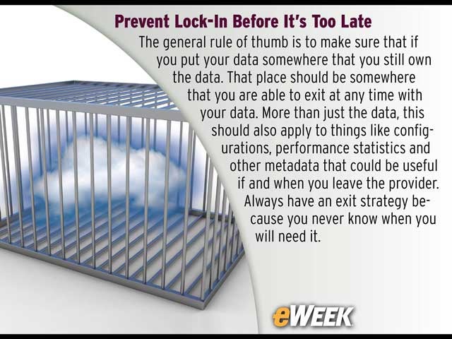 Prevent Lock-In Before It's Too Late