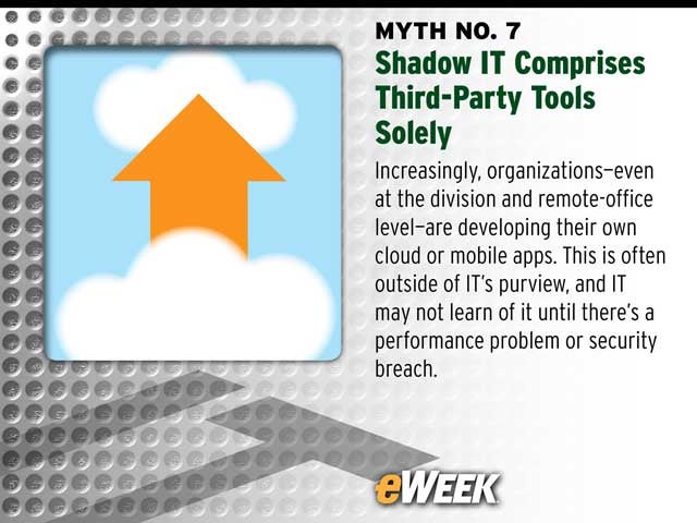 Myth No. 7: Shadow IT Comprises Third-Party Tools Solely