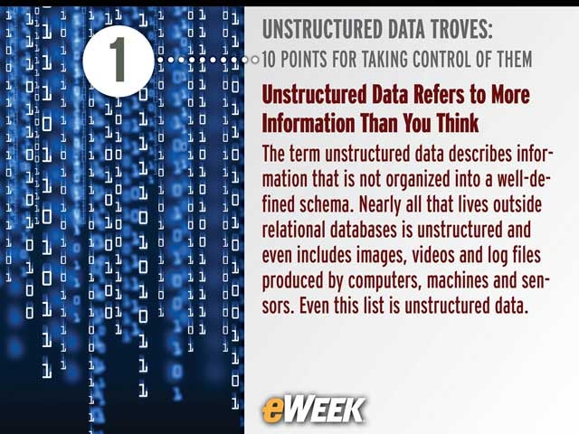 Unstructured Data Refers to More Information Than You Think