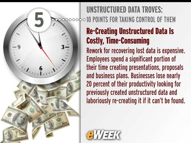 Re-Creating Unstructured Data Is Costly, Time-Consuming