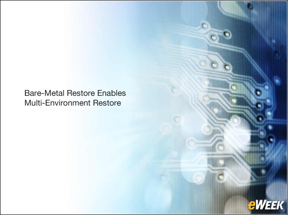 5 - Bare-Metal Restore Is Key for Cloud