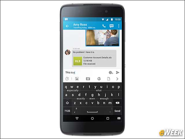 8 - BlackBerry's Touch-Screen Intelligent Keyboard
