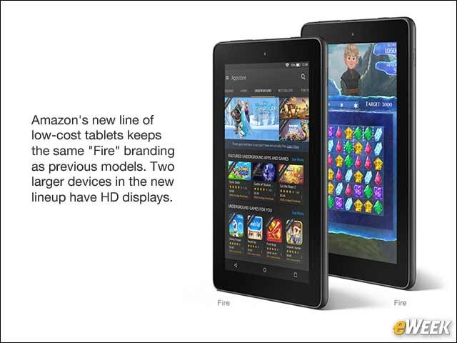 1 - Amazon Aims to Stoke Holiday Sales With Cheap Fire Tablets