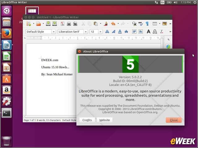 4 - LibreOffice 5 Office Suite Is Included