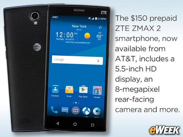 AT&T's Latest No-Contract GoPhone, the ZTE ZMAX 2, Arrives