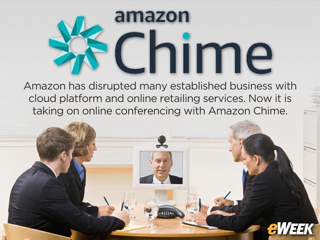 Amazon Chime Takes Aim at WebEx, Skype in Online Conferencing
