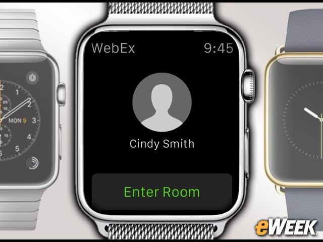 Cisco's WebEx Links Apple Watch to Video Conferences