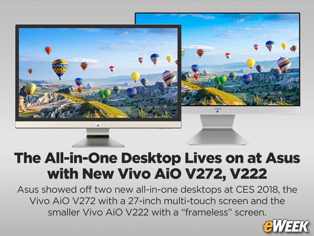 The All-in-One Desktop Lives on at Asus with New Vivo AiO V272, V222