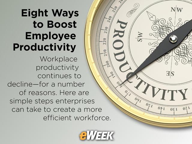Eight Ways to Boost Employee Productivity