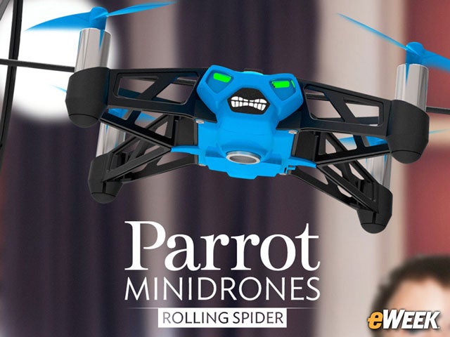Take Flight With Parrot's MiniDrone Rolling Spider