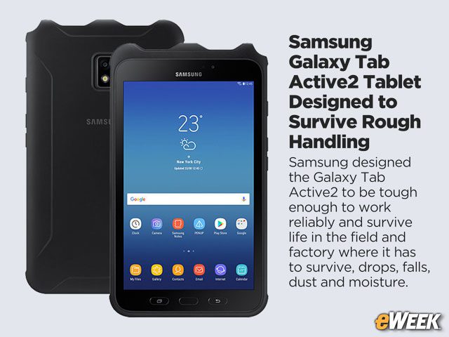 Samsung Galaxy Tab Active2 Tablet Designed to Survive Rough Handling
