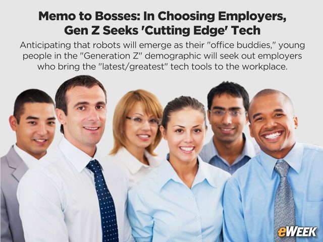 Memo to Bosses: In Choosing Employers, Gen Z Seeks 'Cutting Edge' Tech