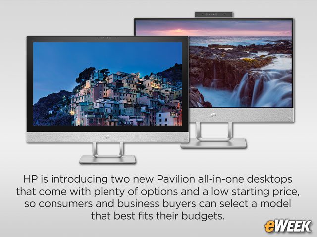 HP’s New Pavilions Bring Style, Productivity to All-in-One Desktops