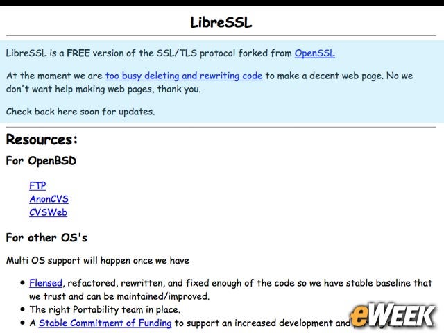 OpenSSL Forked Into LibreSSL