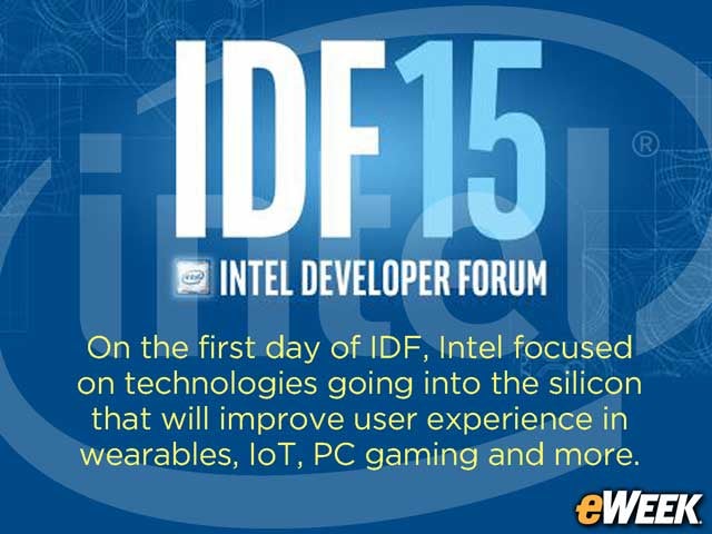 IDF Day One: Intel Highlights Smart Devices, Security, Robots