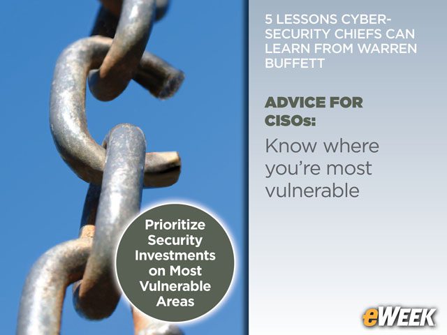 Advice to CISOs: Know where you're most vulnerable