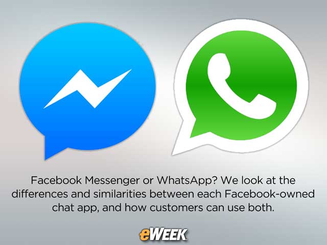 How Facebook Messenger and WhatsApp Compare and Work Together